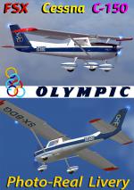 FSXA Cessna 150 C/F Aerobat Olympic Photoreal Package.